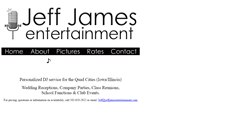 Desktop Screenshot of jeffjamesentertainment.com